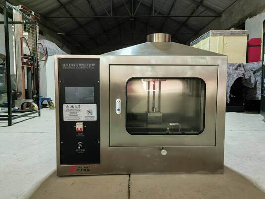 ISO 11925-1 ISO 11925-2 Flammability Test Equipment Building Material Inflatability Testing Machine with Single Flame Source