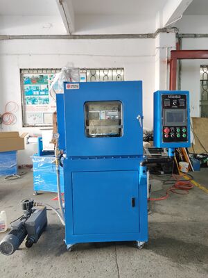 Laboratory Vacuum Rubber Vulcanizer Lab Hydraulic Hot Press for Plastic Rubber Specimen Forming