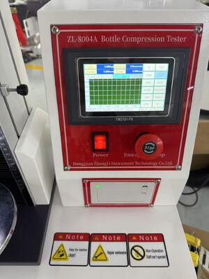 Desktop Single Column Universal Tensile Tester Plastic Bottle Cup Compression Testing Machine