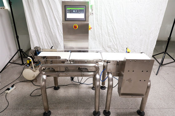 "High Accuracy and Stability Check Weighing Scale With industrial automation PLC And 7 HMI"