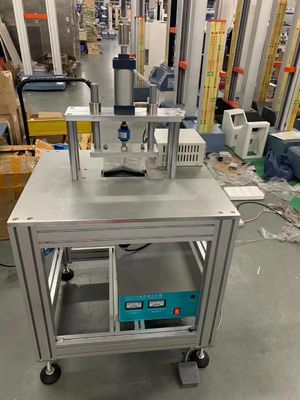 N95 KN95 Mask Edge Bonding Machine with 20-250 pcs/min Capacity and Self-Centered Floating Joint for Semi-Automatic Face Mask Production