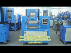 Moulin de mélange en caoutchouc de deux petits pains de laboratoire de ZL